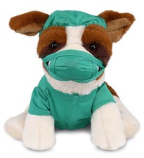 PLUSH DOCTOR - SUPER SOFT PLUSH - ST. BERNARD DOG
