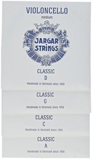 Jargar Cello SET CLASSIC Coated Steel Strings, Medium