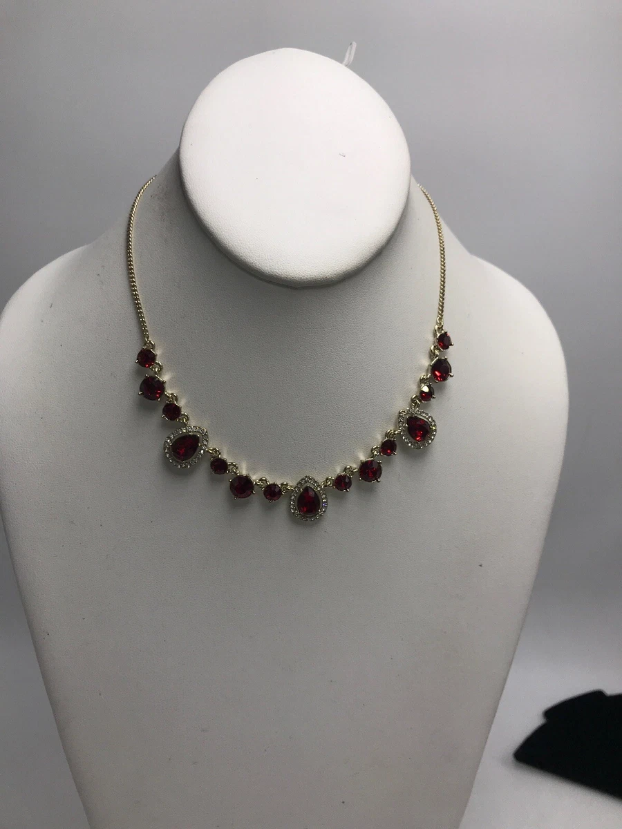 Crystal necklace online clearance