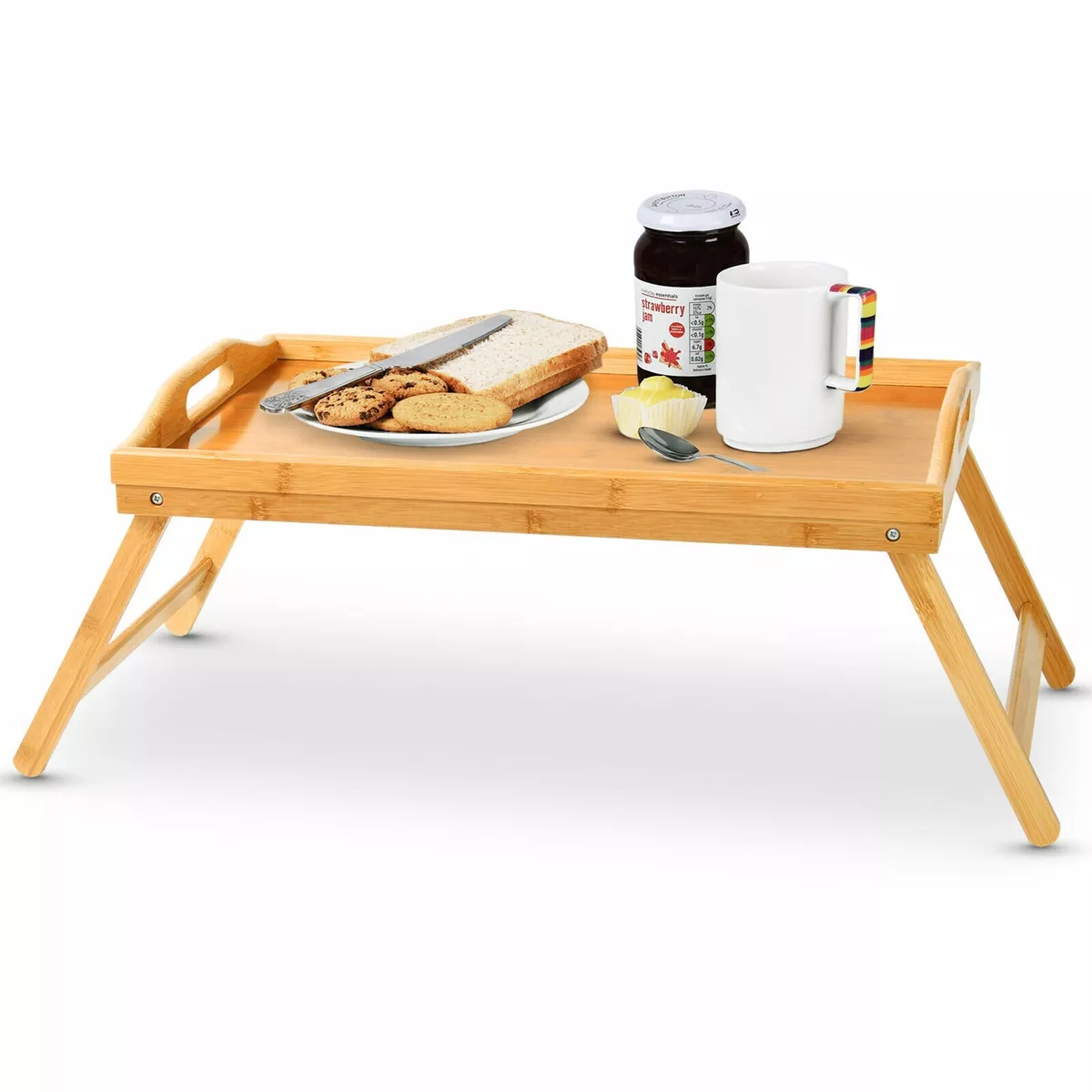 Bamboo folding lap sale tray