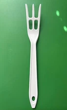 Hutzler Nylon Plastic Reinforced White Cooking Fork