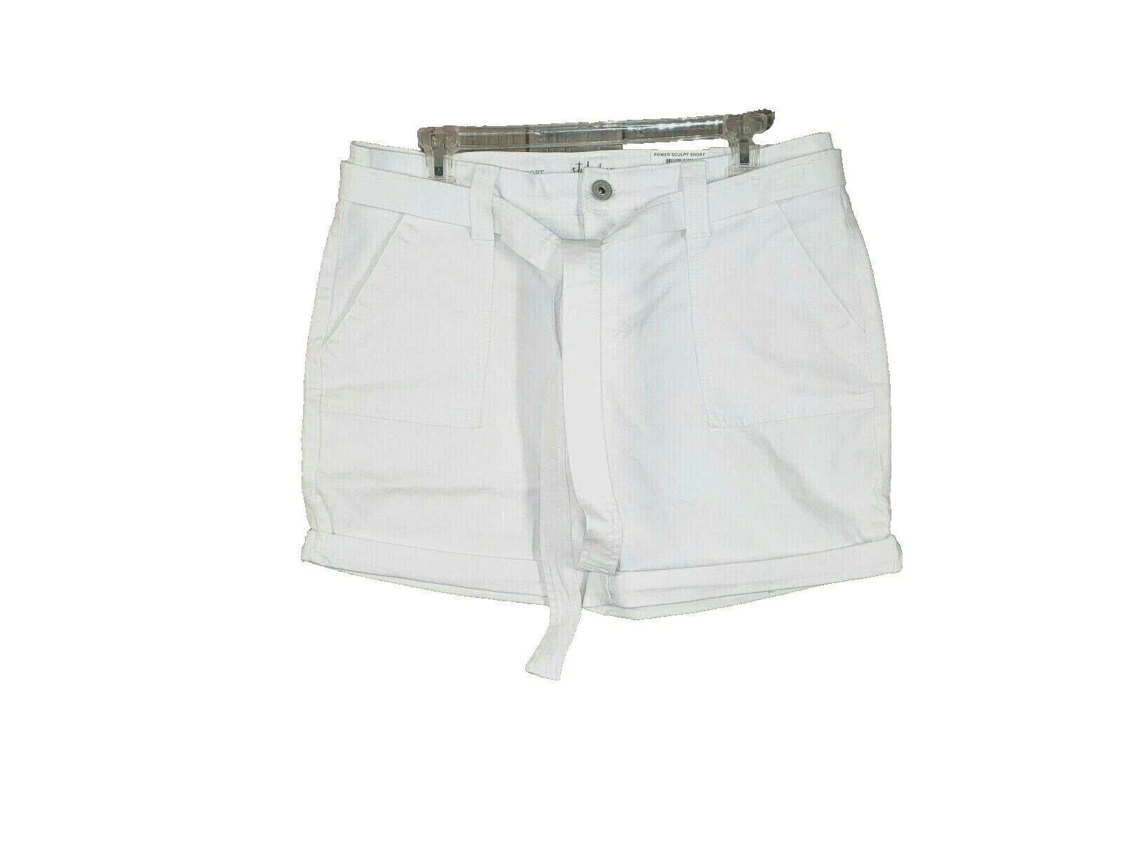 Pantalones cortos de algodón blanco Style&co. para Mujeres