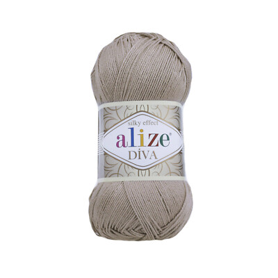 Alize 100 g Diva Wolle Garn Silk-Effekt Weich Häkeln Stricken FB 167