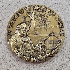 2000 Henry Louis Duhamel Du Monceau National Celebration Enlightenment Medallion