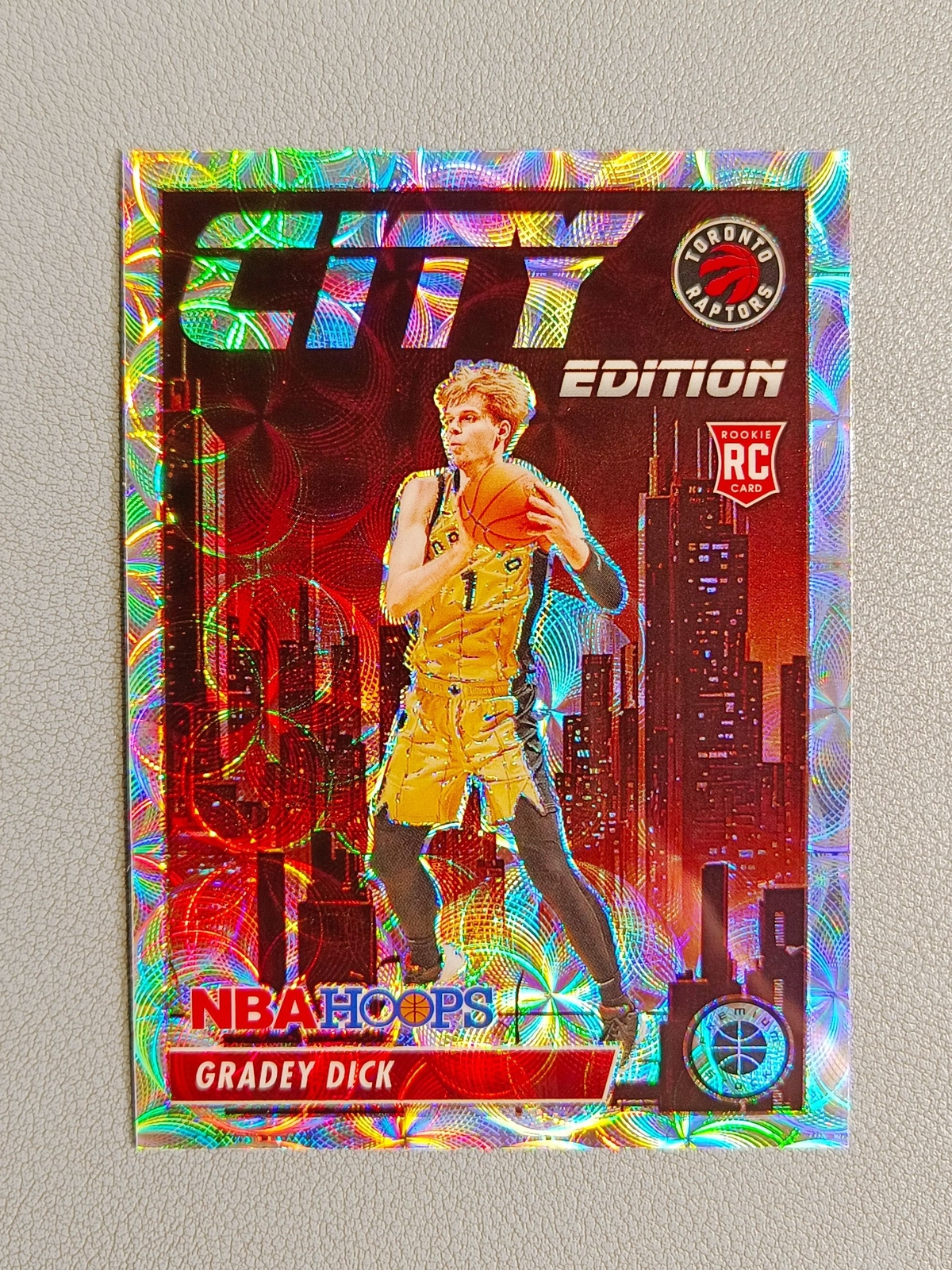 2023-24 Hoops Premium Stock Gradey Dick City Edition Scope Prizm RC #6
