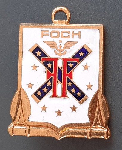 Insigne Original Porte-Avions Clemenceau – Années 1980, 30mm, Aéronavale Marine Nationale, France