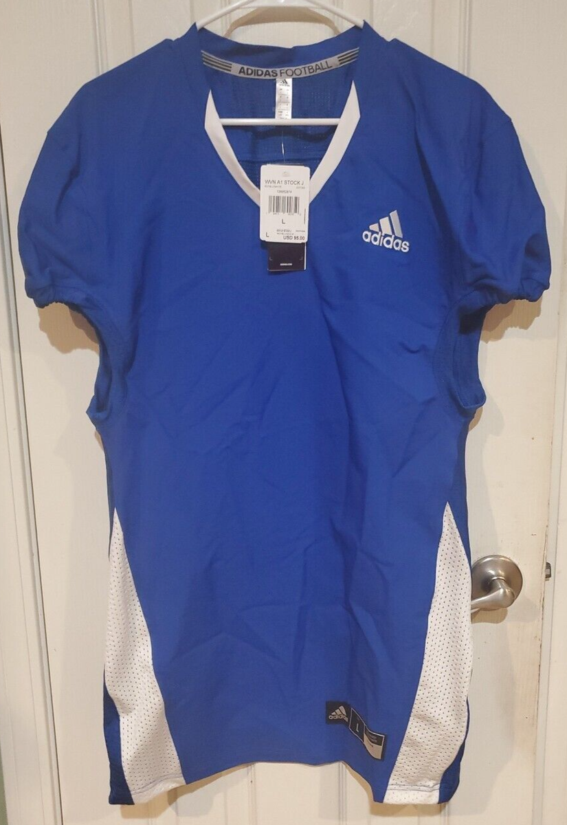Adidas American Football Practice Jersey Royal Blue/White Men's
