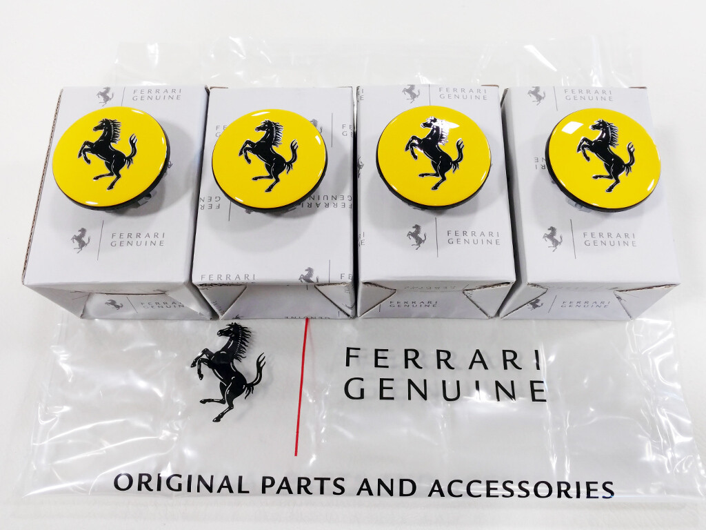 ヘッドロココ Ferrari Wheel Center Cap Set of 4 - 340066 | eBay