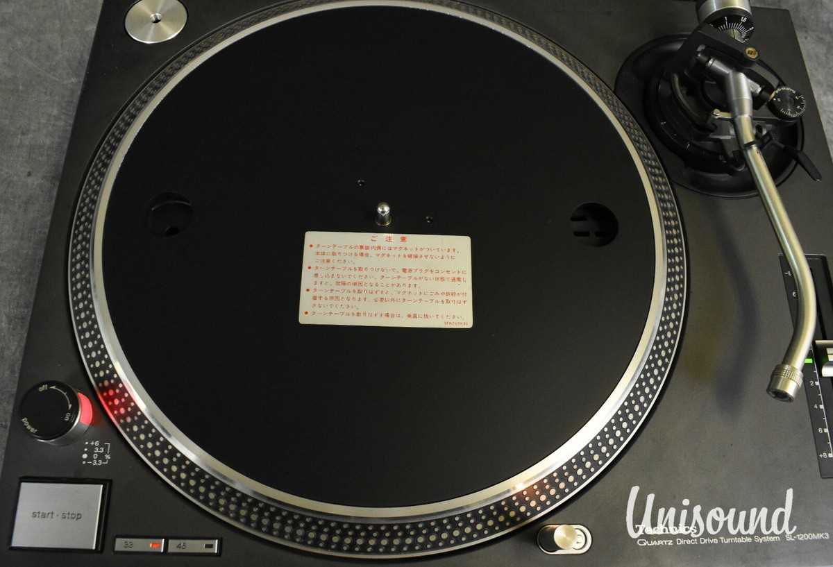 Technics SL-1200MK3 Black Direct Drive DJ Turntable [Very Good] | eBay