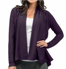 NEW Active Life Women's Draped Open Front Modal Cardigan Size Small $98 Retail