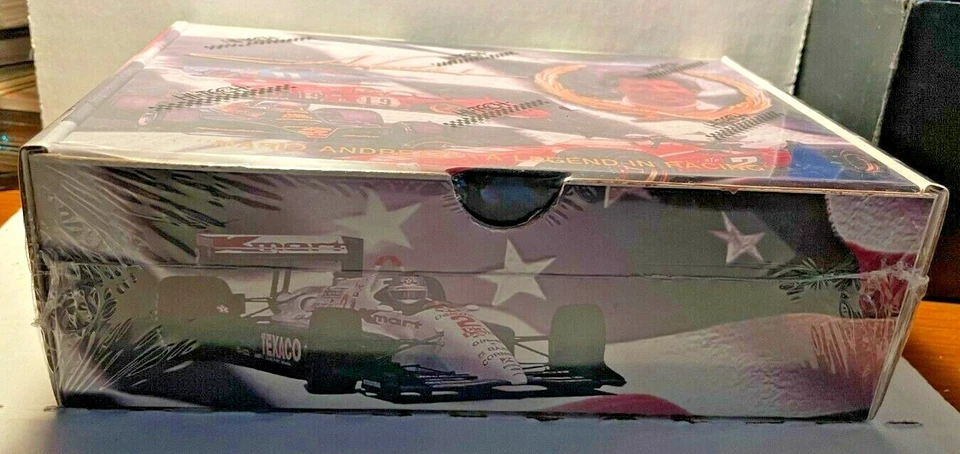 Hi-Tech Mario Andretti Racing Card Limited Edition Collectors Boxed Tin Set - Image 2 of 4