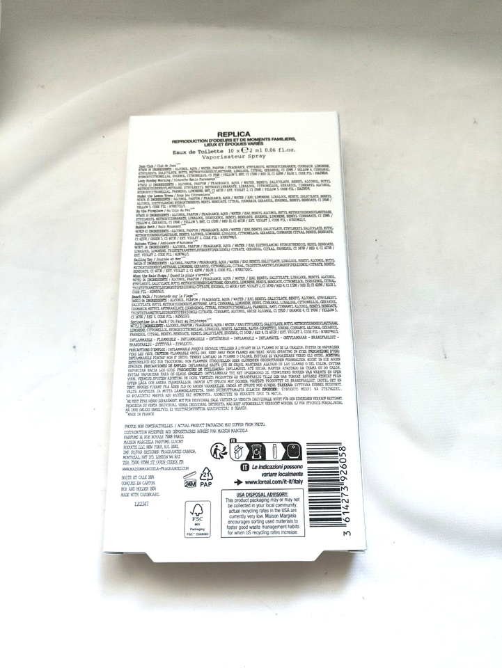 Maison Margiela Replica Memory Box 10x 2ml Fragrance Discovery Perfume