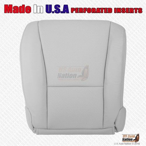 2007 2008 For Lexus LS460 LS600h Driver Bottom-Top Perforated Leather Cover Gray - Picture 4 of 5