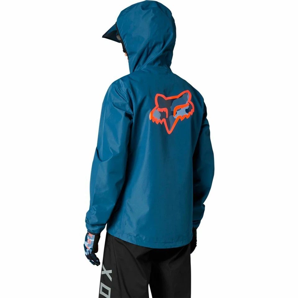 Chaqueta de agua Fox Racing MTB Ranger 2,5 L azul camuflaje Foto 4 de 4