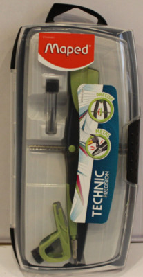 Maped Zirkelkasten Precision System Zirkellänge: 165 mm grün- 19.8 2846 S24