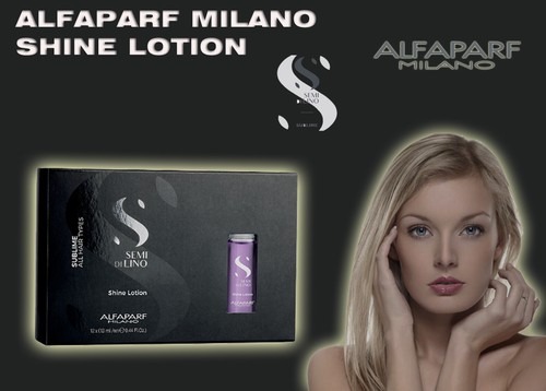 ALFAPARF MILANO Semi Di Lino Illuminating Shine Lotion Pink 12 vials NEW