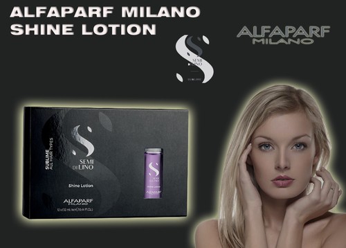 ALFAPARF MILANO  Semi Di Lino Illuminating Shine Lotion  Pink 12 vials NEW  - Picture 1 of 2