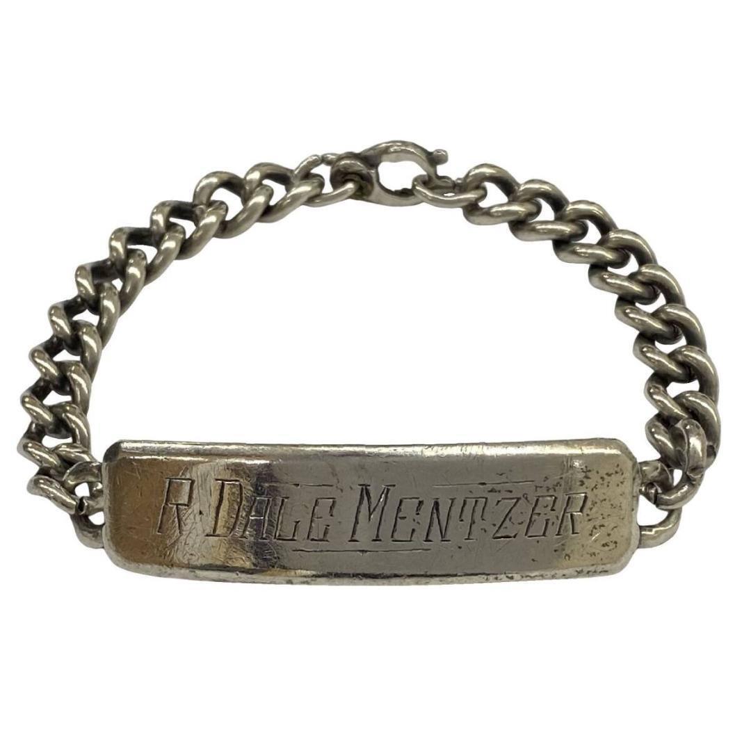 Men's Vintage 40s 50s US Navy Military ID Chain Bracelet | eBay Men's Vintage 40s 50s US Navy Military ID Chain Bracelet | eBay