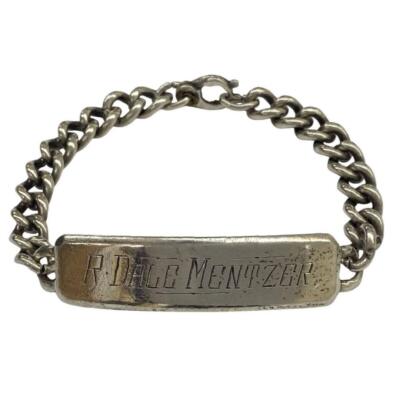 Men's Vintage 40s 50s US Navy Military ID Chain Bracelet | eBay Men's Vintage 40s 50s US Navy Military ID Chain Bracelet | eBay