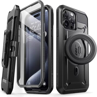 SUPCASE MagSafe Case for Apple iPhone 15 Pro Max 6.7'' Built-in Kickstand Cover