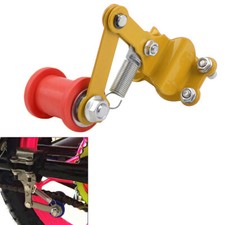 Fit Motorcycle ATV Dirt Bike Bolt On Chain Tensioner &Roller Adjuster Yellow+Red