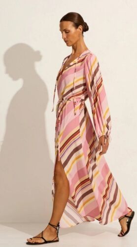 Nwt Auguste The Label | Loretta Maxi Dress - Savannah Stripe Sz L/12 Rrp $289 - Picture 2 of 9