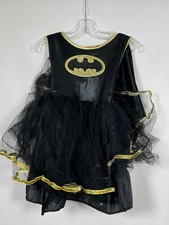 Batgirl Tutu Dress Halloween Costume Rubie s Black Yellow Girl s SMALL