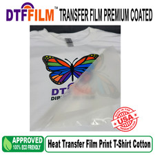 DTF Film A4 Direct Heat Transfer Print on T-Shirt for Epson Printer