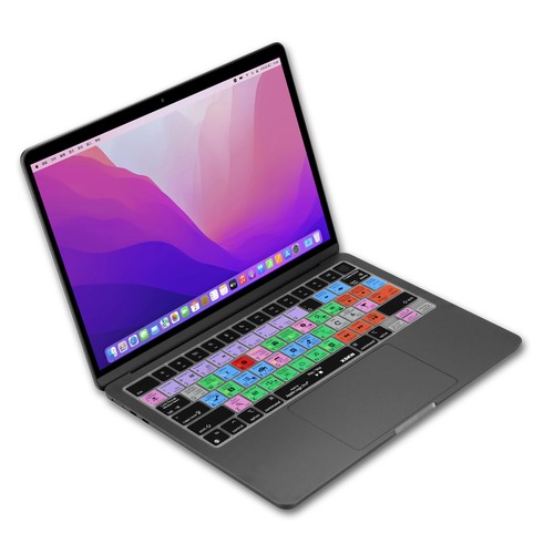 XSKN Logic Pro Shortcut Keyboard Cover for M4 M3 M2 Macbook Air 13.6/15.3 2022+ - Picture 9 of 18