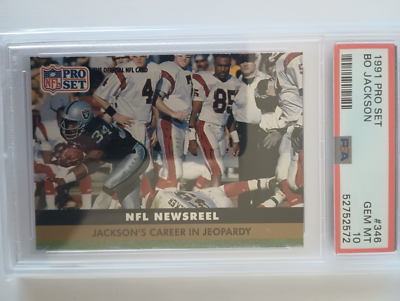 1991 Pro Set - NFL Newsreel Bo Jackson #346 for sale online | eBay