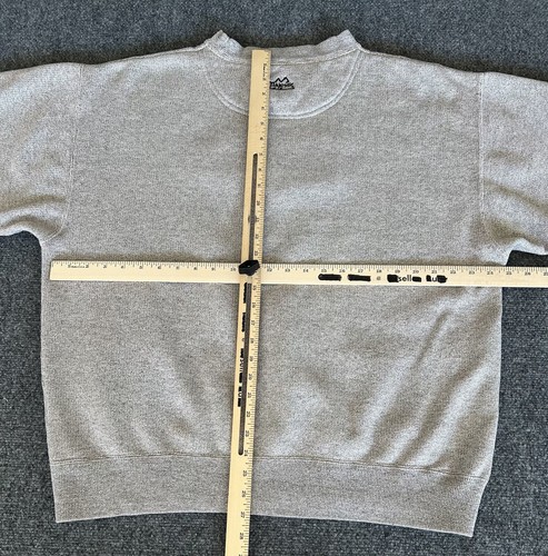 Green Bay Packers VTG Sweatshirt Crewneck Gray Green Embroidered Spellout NFL L - Picture 12 of 14