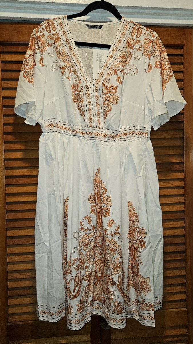 open lace back dress CLEMSON TIGERS ORANGE/WHITE BANDANA DRESS