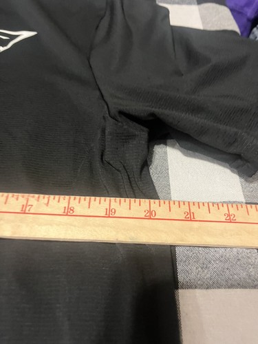 Gymshark Shirt Men's Size XL Black Arrival Regular Fit T-Shirt Extra Large Nice - Picture 6 of 8
