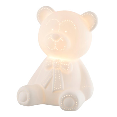 Belleek Teddybär Leuchte Lampe Brandneu in Geschenkbox 7922 Innen Neuheit