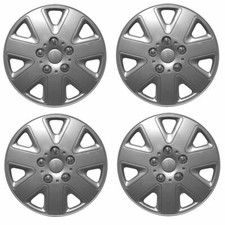 FIAT GRANDE PUNTO 14" Hurricane Car Wheel Trims Hub Caps Plastic Covers Silver