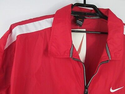 Vintage Nike Track Jacket Nylon Windbreaker Adult XXL Full Vintage Nike Track Jacket Nylon Windbreaker Adult XXL Full