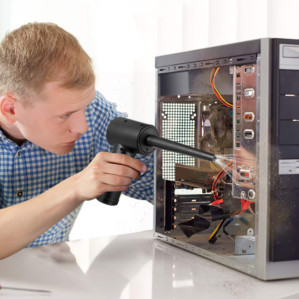 51000RPM Rechargeable Cordless Electric Air Duster Keyboard Car