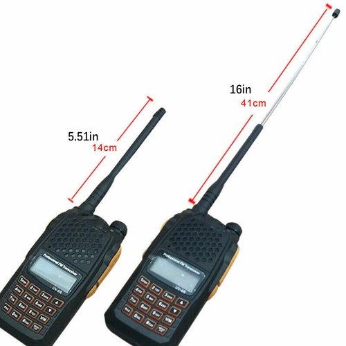 Walkie Talkie Antenna 2 Way Radio UHF 400-470MHz For Baofeng BF888S 777S 666S A - Photo 12/13