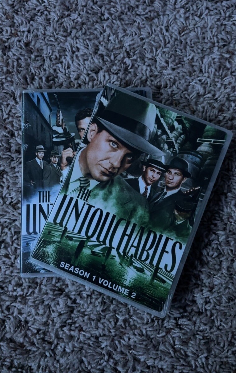 The Untouchables Season 1 Volumes 1 & 2 DVDs New Unopened