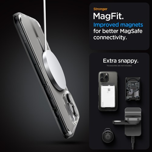 For iPhone 16/ Pro/ Max Plus 16e Case SPIGEN Ultra Hybrid MagSafe Clear Cover - Picture 5 of 169