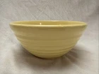 Vintage 1930s Bauer Pottery Yellow #18 Ring Ware Mixing Bowl Retro Farmhouse