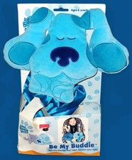 VTG RARE HTF NEW 2000 Blues Clues Be My Buddie Security Blanket Blue Satin Lovey