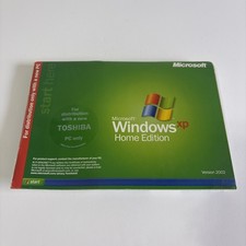 Microsoft Windows XP Home Edition 2002 Brand New Factory Sealed Toshiba PC Ver
