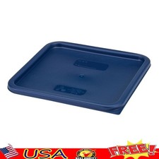 Color-coded Snap-tight Polyethylene Lids Food Storage Containers Easy Removal US