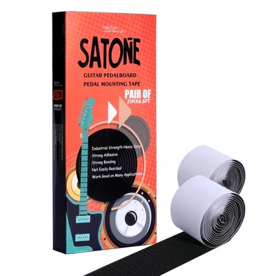 Heavy Duty Hook and Loop Pedalboard Tape - 2'' Wide 6.6FT Long