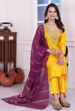 Readymad Rayon Kurta/kurti and plazoo Set for Women's Party Festive Outfit Gift