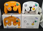 Nintendo GameCube Official Controller Orange White DOL-003 Boxed Lot of 2 Japan