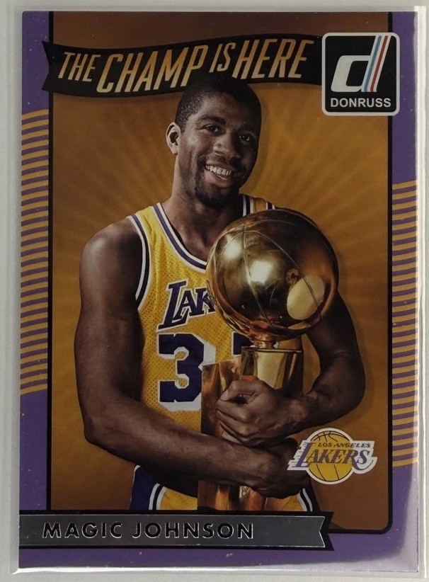 2016-17 Panini Donruss - The Champ Is Here Magic Johnson #15