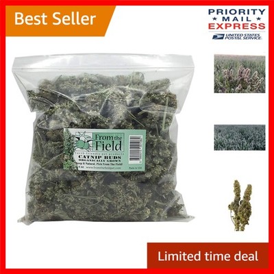 Hand-Picked Organic Catnip Buds for Cats | 4 OZ Eco-Friendly Relaxation Treats