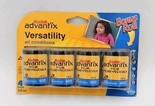Kodak Advantix ISO 400 Color Print Film 4 Rolls of 25 Exposures Exp 02/2006
